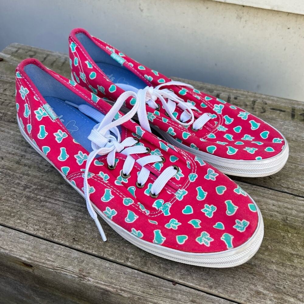 Keds x Taylor Swift 2019 collab “Favorite Things” red cats sneakers